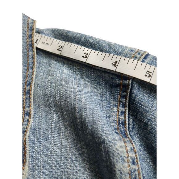 Vintage Nine Planet Y2K Denim Jacket Women’s Button Front Short Crop Size Large - Picture 8 of 8